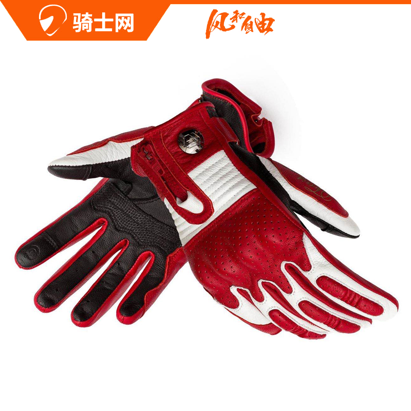 Rider Net Clear Barn Handling Half Price Retro Bull Leather Locomotive Riding Gloves Harelocomotive Genuine Leather Season