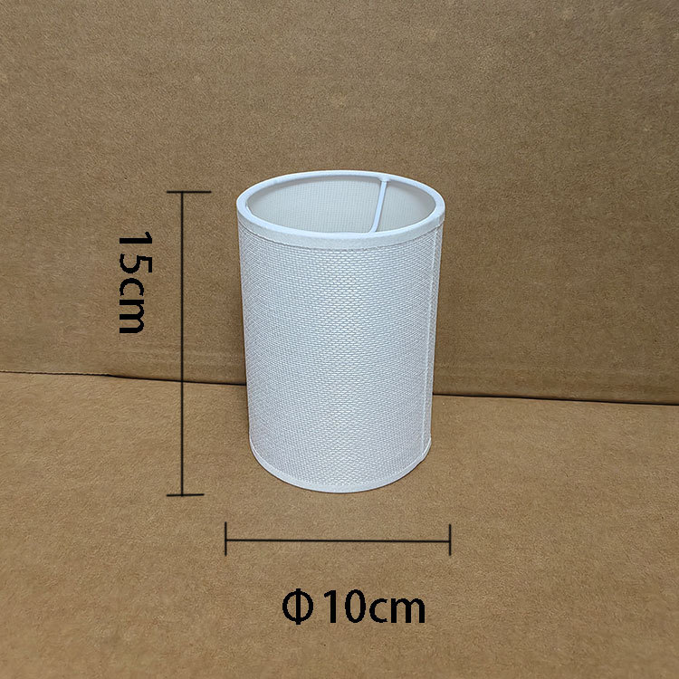 Linen Lampshade, White Round Lampshade, Simple and Versatile, High-End Table Lamp, Floor Lamp Accessories