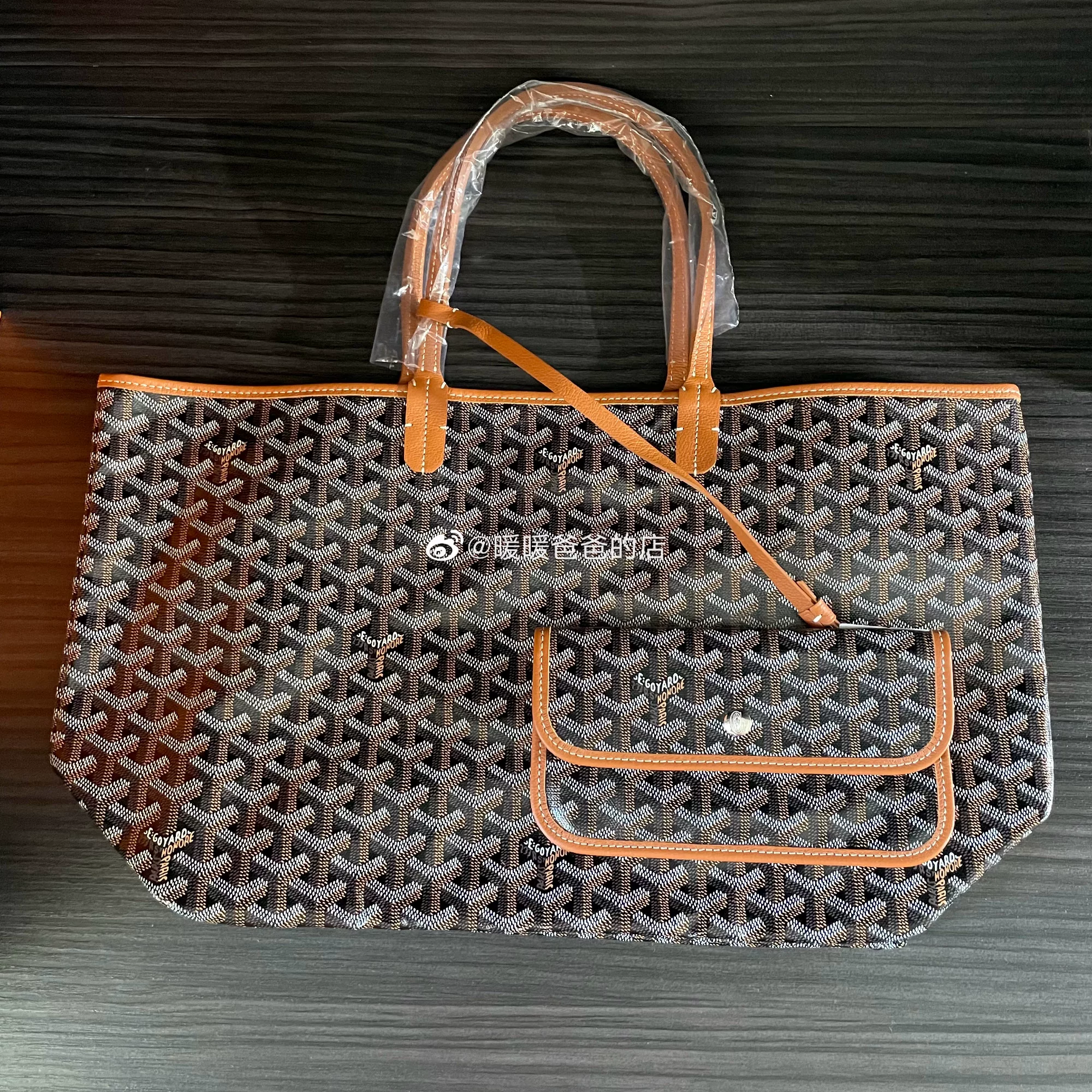 В наличии сумка-шоппер Goyard Goya крупная средняя черная коричневая серая