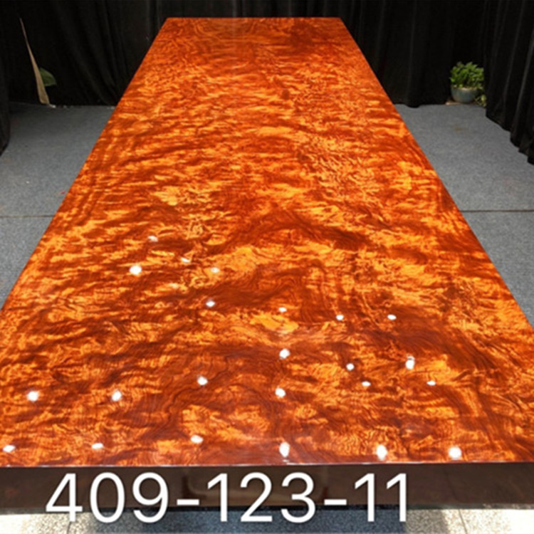 Size: 409-123-11 bar flower large board solid wood log red wood natural side tea table furniture desk painting case