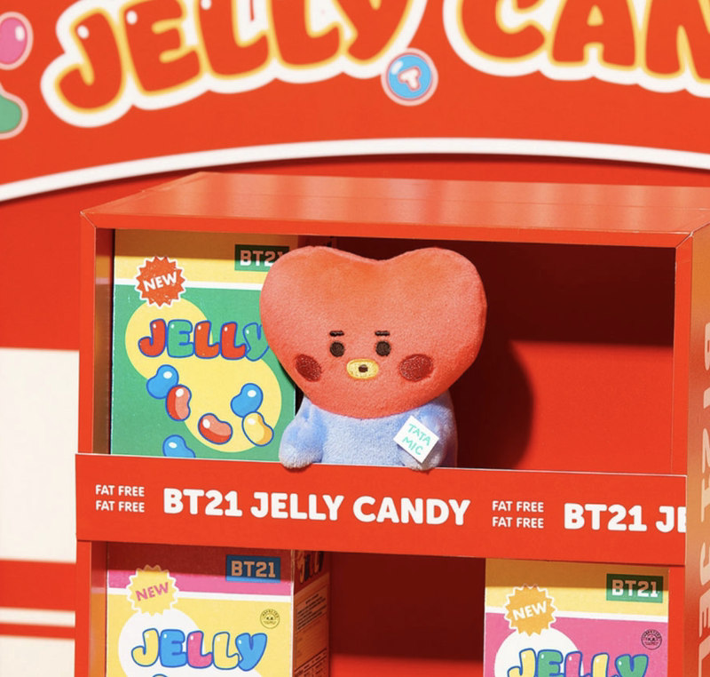 Spot Bt21 Jelly Candy Candy Series Mini Plush Doll Doll Toy Line Friends