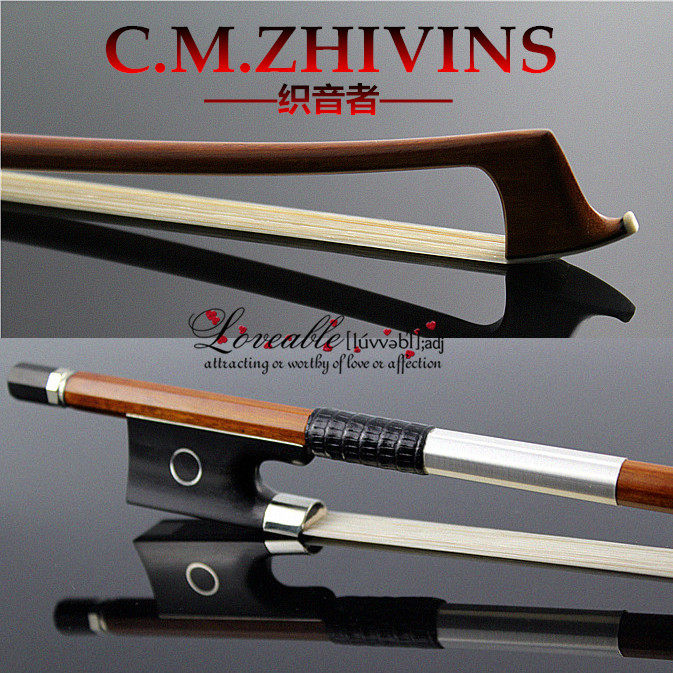 (C M ZHIVINS) minor violinist bow pole professional playing test examination Brazilian Suzuki violin bow