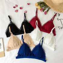 Hipster Lace Underwear Triangle Cup Girl 2019 New Korean Student Joker Trappy Sling Bra