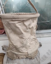 Stock old 60 s old canvas folding bucket car portable car wash fishing