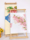 Cross stitch tool adjustable wooden embroidery frame small simple embroidery stretch embroidery 30.5*83.5cm