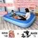 180 утолщенный бассейн+мультяшная площадка+электрический насос+ремонтный пакет