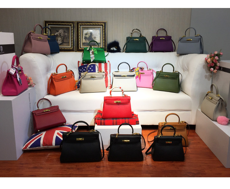 Handbag - Sac Kelly en Cuir Souple