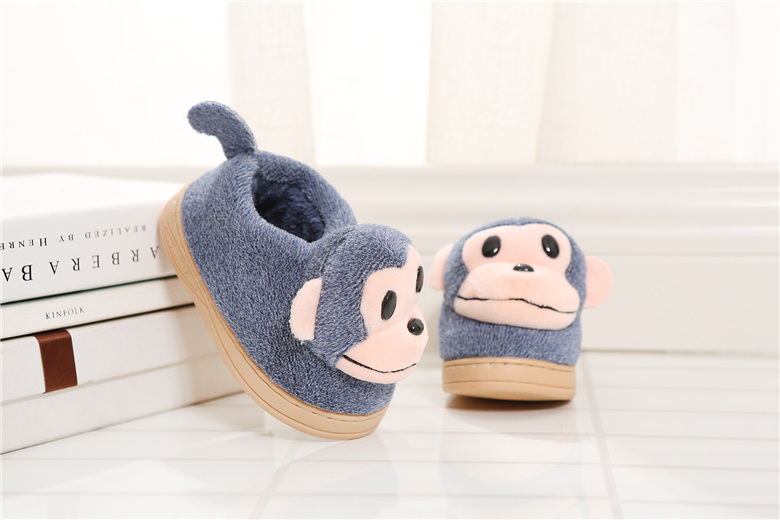 Chaussons enfants en suède pour hiver - semelle caoutchouc - Ref 1017877 Image 19