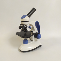 Portable biological microscope 5 battery powered up and down LED light lighting field survey research