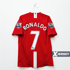Настройка Джерси 曼联07-08-09主场客场球衣 英超欧冠决赛长袖c罗鲁尼吉格斯科尔斯