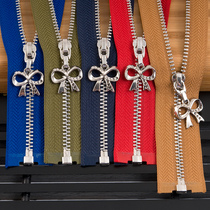 No. 3 metal Y teeth copper teeth zipper childrens clothing jacket down jacket placket zipper training leather clothing leather skirt zipper accessories bonus