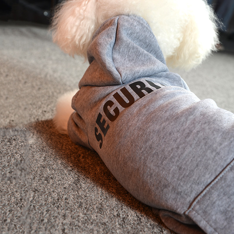 Pet Net red coat than bear Teddy dog clothes autumn and winter small dog clothes in autumn and winter of cats 2021 new model