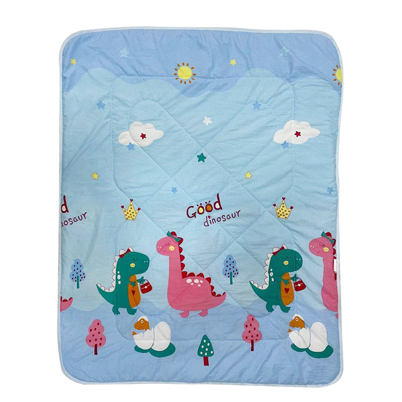 Cartoon water washing cotton children summer cool quilt kindergarten air conditioning quilt baby nap single thin summer washable