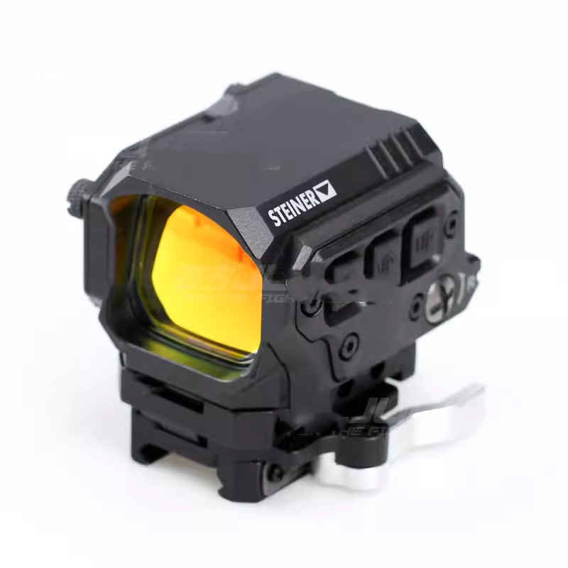 Photography Enthusiasts' Optical All-Metal R1X Iris Quick-Release Red Dot Non-Magnification Telescope Slingshot Toy