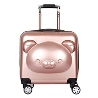 Розовый золотой медведь