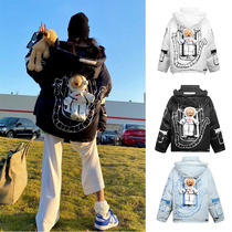 Zhai Xiaowen the same 13demarzo astronaut space Bear down jacket loose coat Tide brand winter New Products