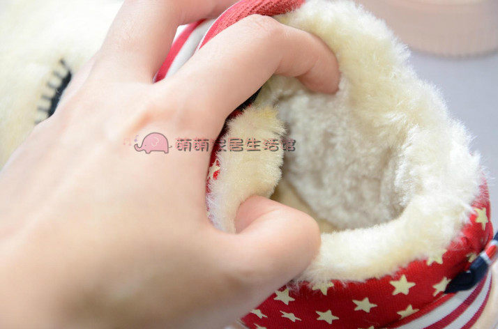 Pantoufles enfants en coton pour hiver - semelle tendon - Ref 1006154 Image 26