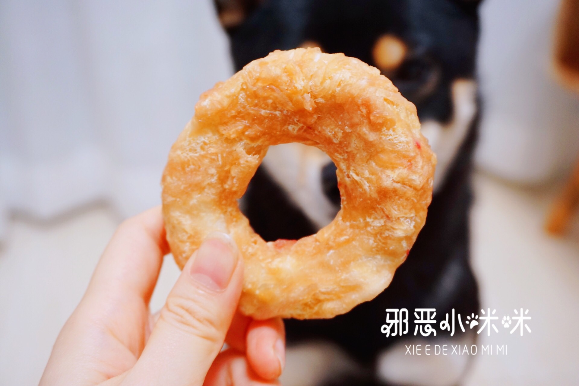 [Little Mimi] Huang Xiaobao đi kèm với gà & vịt xung quanh một con chó bằng da bò với một con chó răng hàm làm sạch răng chó - Đồ ăn vặt cho chó bánh thường cho chó