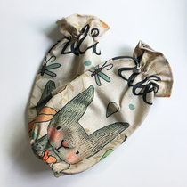 Parent-child Handcuff children Drawing Ins wind sleeves Adult creative Fashion minimalist sleeves Sleeve Cage Gloves