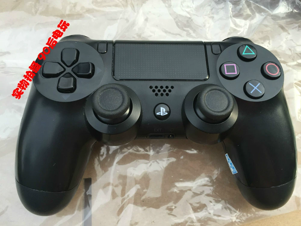 ps4 bản gốc thương hiệu mới xử lý ps4 bản gốc rung xử lý máy tính ps4 pc màu đen xử lý không dây gốc - Người điều khiển trò chơi