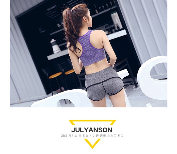 Đồ lót thể thao nữ chống sốc chạy bộ yoga tập thể dục áo ngực không có vòng thép áo ngực kích thước lớn nhanh khô thoáng khí mùa hè áo lót thể thao nữ