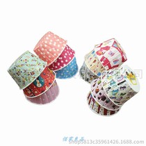 5039 Cake roll cup Crimped Christmas cup High temperature muffin paper cup Muffin about 100 pieces