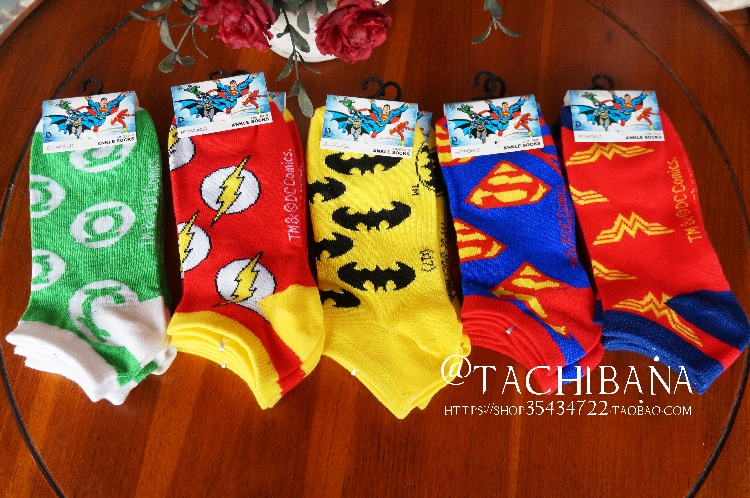 Dc Comics Justice League Batman Superman Bat Super Flash Hero Wonder Woman Green Lantern Socks Boat Socks Short Socks Dc Comics Justice League Batman Superman Bat Super Flash Hero Wonder Woman Green Lantern Socks Boat Socks Short Socks