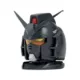 Gundam Head 3 прыгает в черный цвет