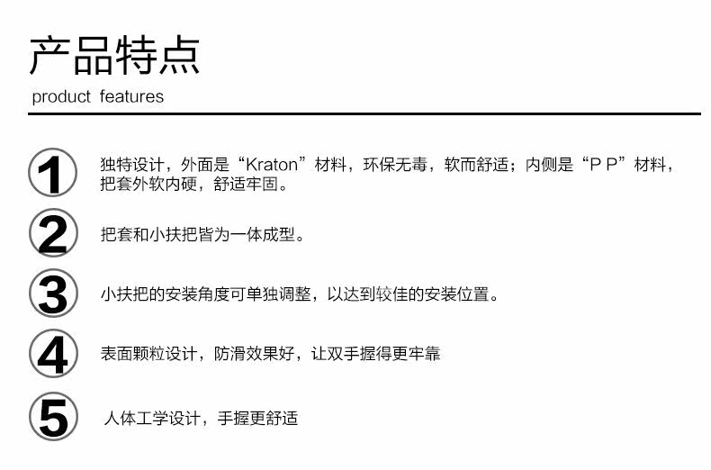 Poignées de vélo EASYDO - Ref 2351822 Image 4