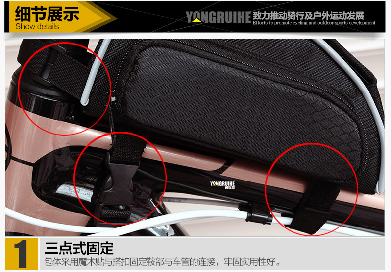 Sacoche pour vélo mixte EASYDO - Ref 2213141 Image 17