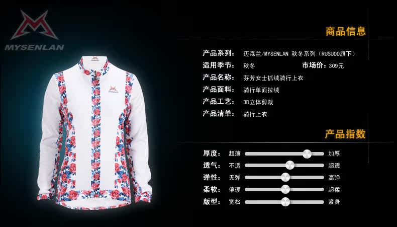 Vêtement cyclisme femme MYSENLAN - Ref 2216487 Image 7