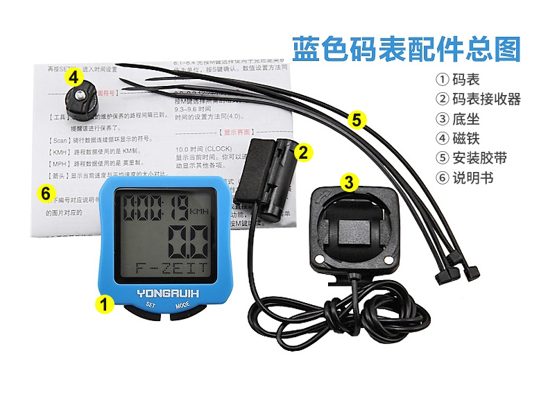 Compteur de vélo YONGRUIH - Ref 2422492 Image 36