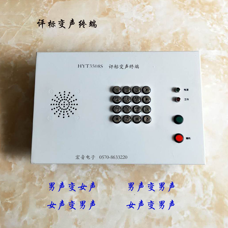 Evaluation of the Rated Sound System Tenders Mike Variator Telephone Men's Voice Change Women Voices HYT308 Huge