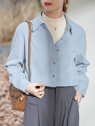 Осенняя рубашка, дизайнерский лонгслив, куртка