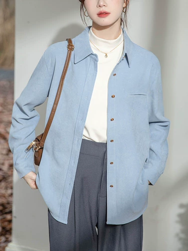 Осенняя рубашка, дизайнерский лонгслив, куртка