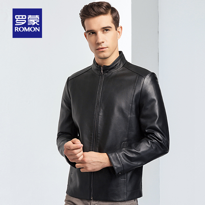 Da Da Cừu Da Xuân Thường vụ mới Jacket Lomond nam thời trang Trim ngắn áo khoác