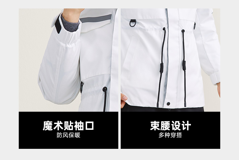 罗蒙 男女 时尚工装风 90白鸭绒羽绒服 图9