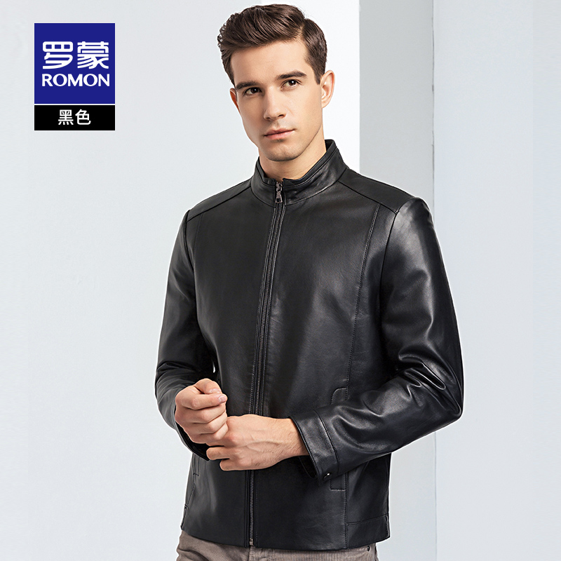 Da Da Cừu Da Xuân Thường vụ mới Jacket Lomond nam thời trang Trim ngắn áo khoác