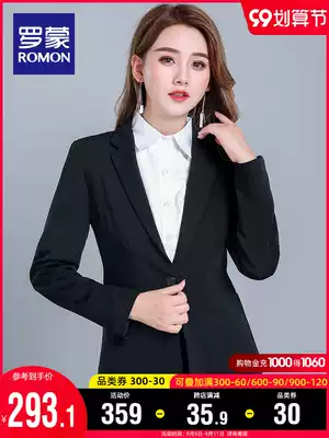 Lomon ladies suit set Autumn New slim professional wear slim business casual dress overalls