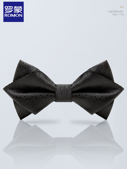 Luo Meng-pajarita para hombre, pajarita informal y versátil para caballero de negocios, primavera 2025, grupo de padrinos de boda y banquete ND