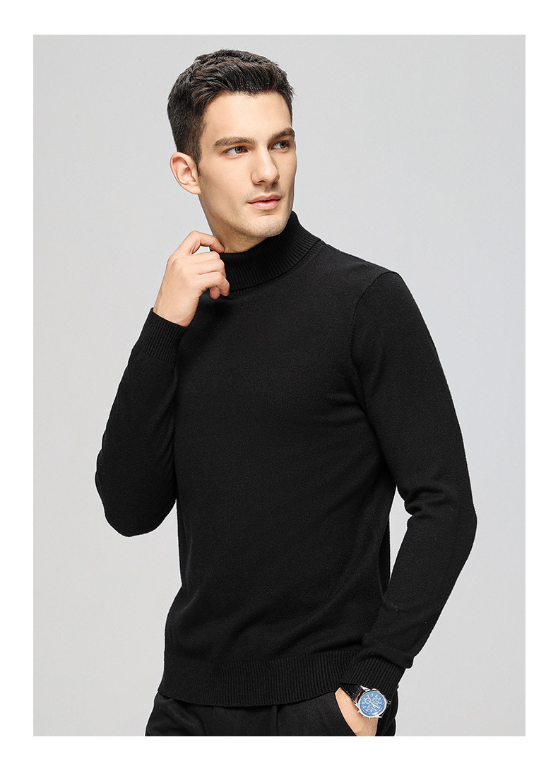 Универсальный осенний удерживающий тепло трикотажный свитер Romon / Romon 