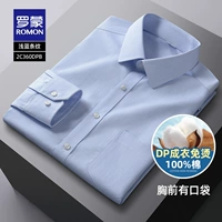 2C360DPB светло -голубые полосы [длинные рукава с карманом]