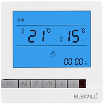 电水地暖控制面板WiFi温度控制器远程开关面板触屏水暖温控器家用