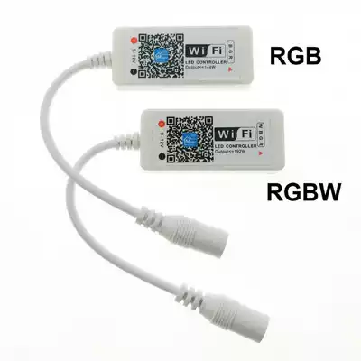 LED light belt controller Mobile phone remote control RGBW light belt color light bar WIFI control Smart phone app control