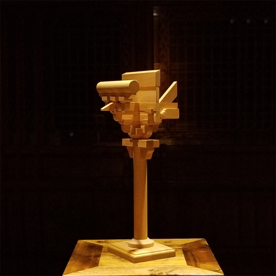 Doutong Doutong model Ancient built Nanchan Temple Doutong teaching ornaments building blocks mortise and tenon assembly