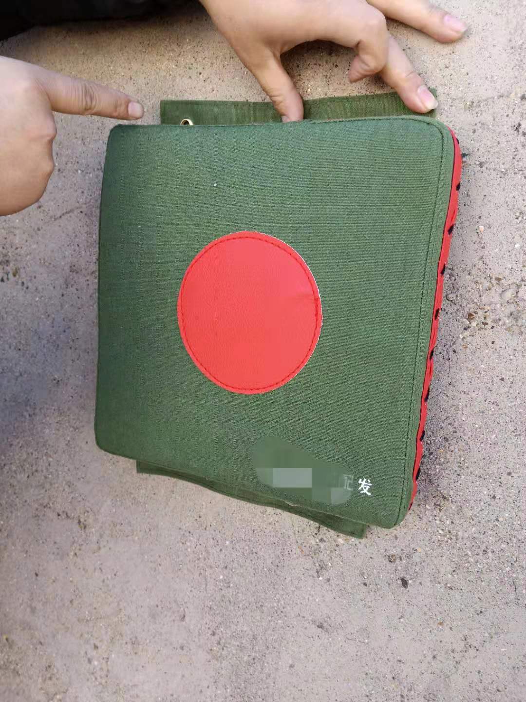 Retired stock canvas foot target adult taekwondo fight match fixture target