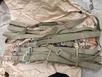 60s 58 Style Double Scalp Harness Old Canvas Harness Personality DIY Braces Wood Bin Bull Leather Harness