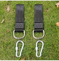 Swing de plein air avec pendentif Pendentif Tie Tie Rope Tied Rope Widening Reinforced Dorm Chair Rope Strap Tying Tree Steel Ring Hook