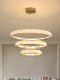 Modern Italian Minimalist Living Room Circle Chandelier Nordic Simple Light Luxury Atmospheric Led Ring-Shaped Bedroom Dining Room Lighting Fixtures
