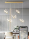 Light Luxury Modern Minimalist Bar Restaurant Chandelier Creative Butterfly Home Dining Table Lamp Front Desk Long Lotus Leaf Chandelier